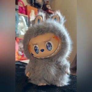 Gray Furry Small Pet Toy